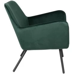 Puur Berg Fauteuil Velvet - Stof - Groen -Fauteuilwinkel 1000085105 0103