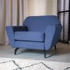 Industriële Fauteuil Roger Blauw - Stof - Blauw