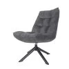 Decor 88 Adaline Velvet Fauteuil Donkergrijs - 70x65-105 Cm -Fauteuilwinkel 1000094201