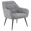 Sohome Fauteuil Otto - Bouclé - Grijs