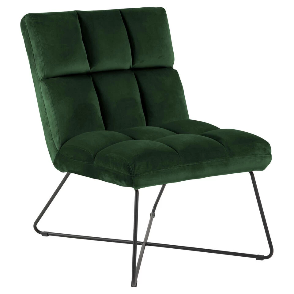 Sohome Fauteuil Wendolyn - Velvet - Groen 3 Sohome Fauteuil Wendolyn - Velvet - Groen