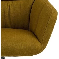 Sohome Draaifauteuil Leopold - Met Voetenbank - Geel -Fauteuilwinkel 1000094491 0103