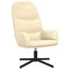 VidaXL Relaxstoel Kunstleer Crèmewit -Fauteuilwinkel 1000095973
