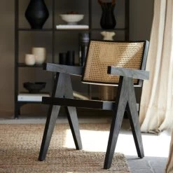 Morazan Stoel Zwart/naturel - Hout - Zwart 8 Morazan Stoel Zwart/naturel - Hout - Zwart -Fauteuilwinkel 1000096989 0103