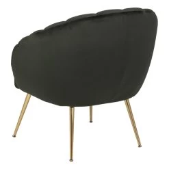 Sohome Fauteuil Garrick - Velvet - Dark Green/Gold -Fauteuilwinkel 1000097257 0103