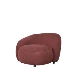 LABEL51 Fauteuil Livo Links - Winered - Boucle -Fauteuilwinkel 1000097883 0102