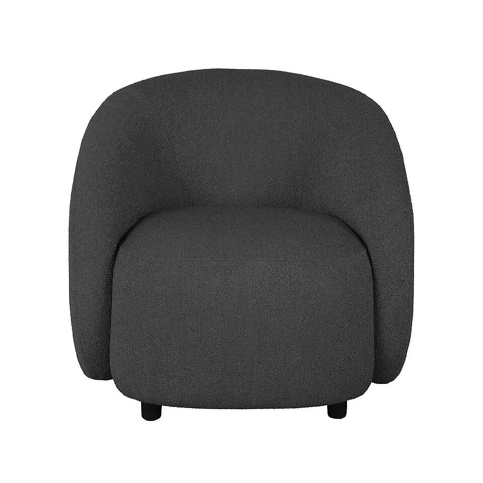 LABEL51 Bank Alby - Antraciet - Boucle - 1 Zits 4 LABEL51 Bank Alby - Antraciet - Boucle - 1 Zits - Afbeelding 2