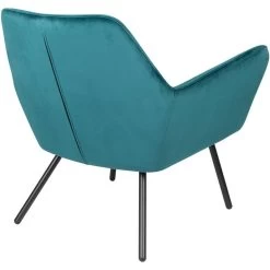 Puur Berg Fauteuil Velvet - Stof - Blauw -Fauteuilwinkel 1000098379 0104
