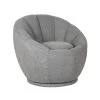 LABEL51 Fauteuil Crown - Grijs - Boucle 1 LABEL51 Fauteuil Crown - Grijs - Boucle -Fauteuilwinkel 1000100093