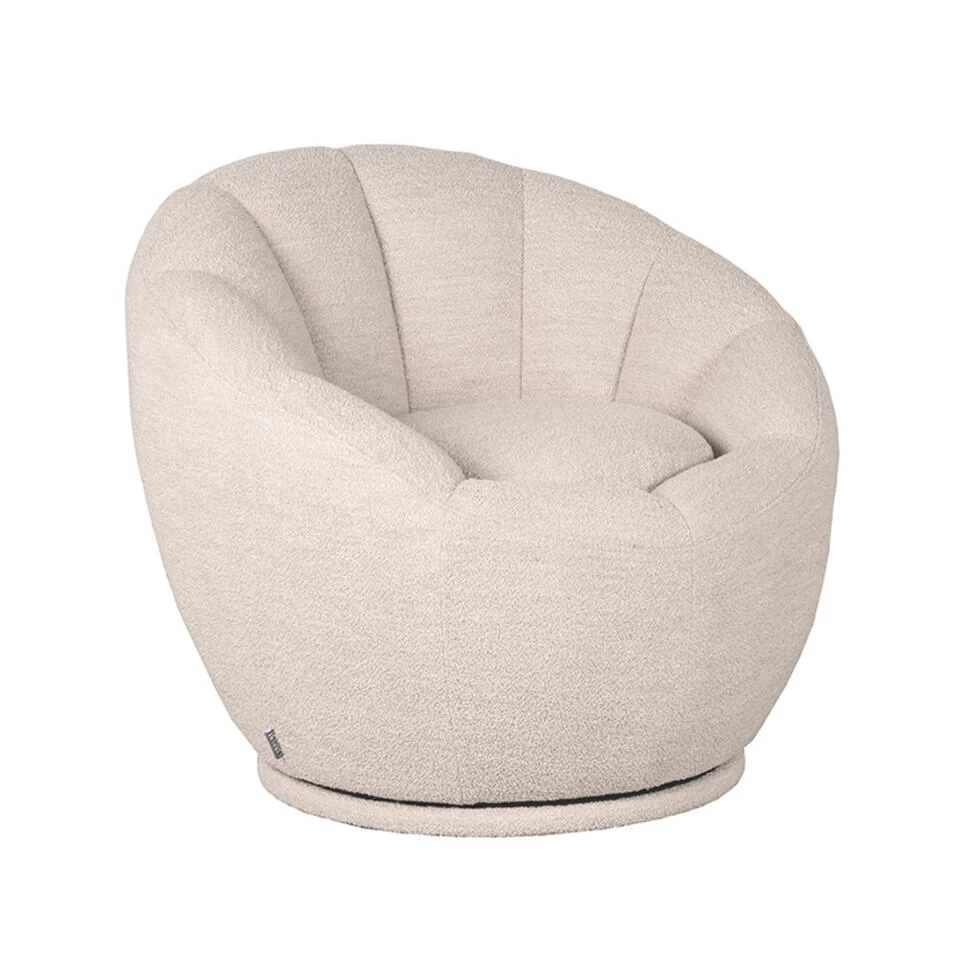 LABEL51 Fauteuil Crown - Naturel - Boucle 3 LABEL51 Fauteuil Crown - Naturel - Boucle