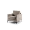Fauteuil Flora Champagne Stof - Stof - Beige -Fauteuilwinkel 1000100238