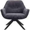 Fauteuil Mace - Stof - Antraciet