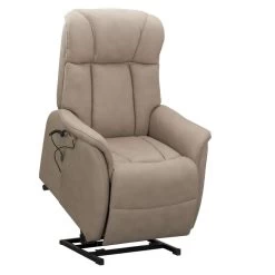 Relaxfauteuil Nebraska (sta -op) - Taupe -Fauteuilwinkel 10205546 0811