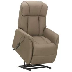 Relaxfauteuil Nebraska (sta-op) - Bruin -Fauteuilwinkel 10205547 0811
