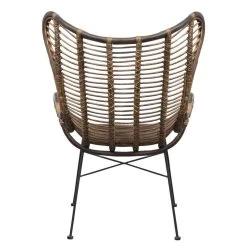 Fauteuil Jasmine - Rotan/metaal - Bruin -Fauteuilwinkel 10207008 0900
