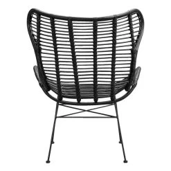 Fauteuil Jasmine - Rotan - Zwart -Fauteuilwinkel 10207009 0900