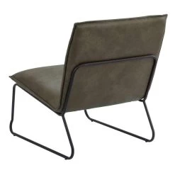 Fauteuil Cooper - Leatherlook - Olijfgroen -Fauteuilwinkel 10207514 1200