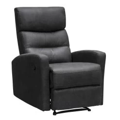 Fauteuilwinkel 18 Relaxfauteuil Jackson - Stof - Zwart