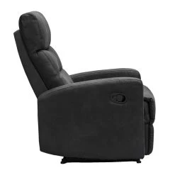Relaxfauteuil Jackson - Stof - Zwart -Fauteuilwinkel 10209885 8000