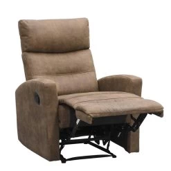 Relaxfauteuil Jackson - Stof - Lichtbruin -Fauteuilwinkel 10209886 0810