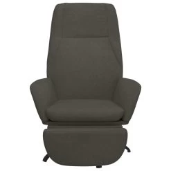 VidaXL Relaxstoel Met Voetensteun Fluweel Donkergrijs -Fauteuilwinkel 135f2ac10b4b496c9cb8c73155c04741
