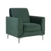 Beliani Fauteuil FENES - Groen Fluweel -Fauteuilwinkel 1397419709