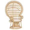 Beliani Fauteuil EMMANUELLE - Beige Rotan -Fauteuilwinkel 1765612493