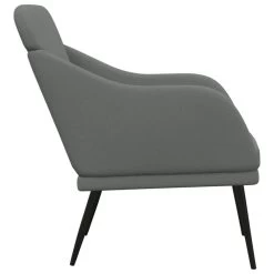 VidaXL Fauteuil 63x76x80 Cm Stof Donkergrijs 9 VidaXL Fauteuil 63x76x80 Cm Stof Donkergrijs -Fauteuilwinkel 18b47bd306a04ed9a57ef1c2758ba8be