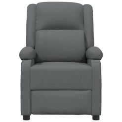 VidaXL Fauteuil Elektrisch Verstelbaar Stof Donkergrijs 71x90.5x96 Cm -Fauteuilwinkel 194ad8c60cb142c48f47cc0e08ffc0ef