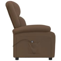 VidaXL Fauteuil Verstelbaar Elektrisch Stof Bruin -Fauteuilwinkel 1f6b401175914376aa5166c7e087e955
