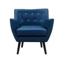 Beliani Fauteuil DRAMMEN - Blauw Fluweel 9 Beliani Fauteuil DRAMMEN - Blauw Fluweel -Fauteuilwinkel 2073ec31607b4fc1bfcff42f2bde1aa1