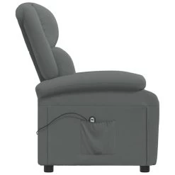 VidaXL Fauteuil Elektrisch Verstelbaar Stof Donkergrijs 71x90.5x96 Cm -Fauteuilwinkel 234f198da0fc4693a5c5c931b3bb67a0