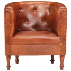 VidaXL Kuipstoel Echt Leer Bruin 9 VidaXL Kuipstoel Echt Leer Bruin -Fauteuilwinkel 27f966bb0c4d4d458c507f6dc1cd0a53