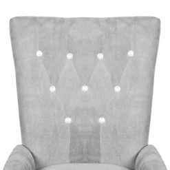 VidaXL Fauteuil Fluweel Zilverkleurig 8 VidaXL Fauteuil Fluweel Zilverkleurig -Fauteuilwinkel 2a6fdf403eca4be68d1bdb0939a017fc