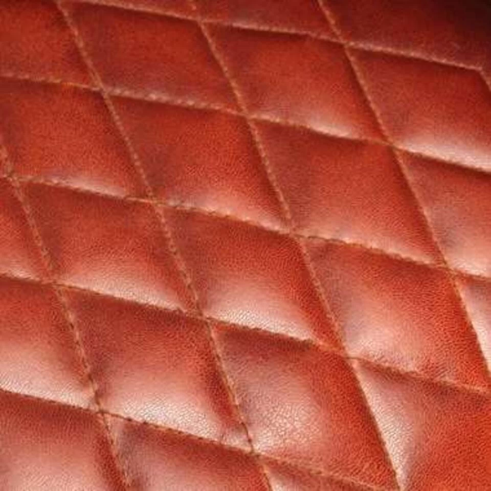 VidaXL Kuipstoel 62x58x65 Cm Echt Leer Bruin 4 VidaXL Kuipstoel 62x58x65 Cm Echt Leer Bruin - Afbeelding 2