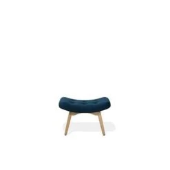 Beliani Fauteuil VEJLE - Blauw Fluweel -Fauteuilwinkel 359621249b2b4defb8e0c63d3ef8a911