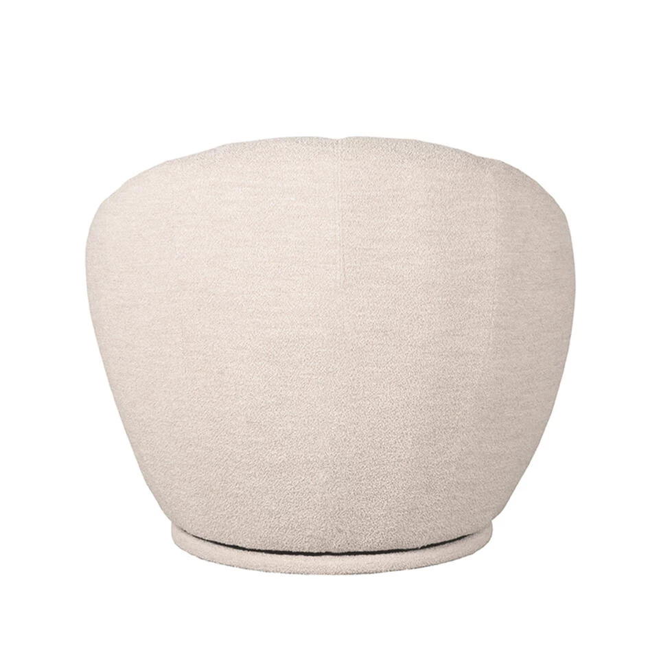 LABEL51 Fauteuil Crown - Naturel - Boucle 6 LABEL51 Fauteuil Crown - Naturel - Boucle - Afbeelding 4