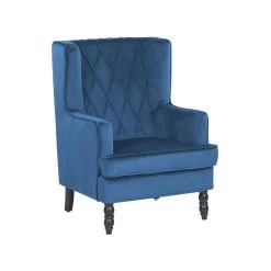 Beliani Fauteuil SANDSET - Blauw Fluweel 9 Beliani Fauteuil SANDSET - Blauw Fluweel -Fauteuilwinkel 5b7936bf639d44c6a3baaf9add873054