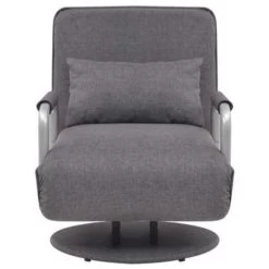 VidaXL Draaistoel En Slaapbank 60x75x80 Cm Lichtgrijs -Fauteuilwinkel 63db082a887947f386c1af4e33c8ba12