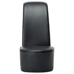 VidaXL Hakstoel Kunstleer Zwart -Fauteuilwinkel 674e77d347224f8db5b3747b3aebfc11