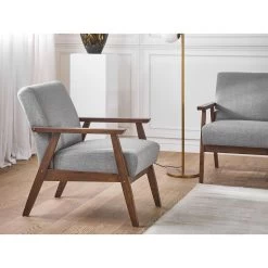 Beliani Fauteuil ASNES - Grijs Polyester 9 Beliani Fauteuil ASNES - Grijs Polyester -Fauteuilwinkel 6c1d90ec24554e3bb9660ab31c6a3b0c