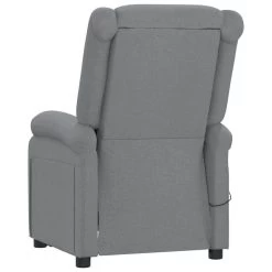 VidaXL Fauteuil Elektrisch Verstelbaar Stof Lichtgrijs 71x90.5x96 Cm -Fauteuilwinkel 6e0389298c834879ba474d9956bd64da