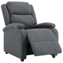 VidaXL Fauteuil Verstelbaar Stof Donkergrijs 8 VidaXL Fauteuil Verstelbaar Stof Donkergrijs -Fauteuilwinkel 6f4f00868acb48218a7ef7564a22e9d8