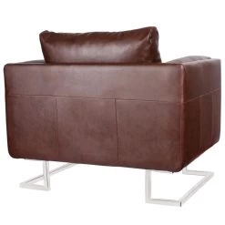 VidaXL Fauteuil Met Verchroomde Poten Kubus Kunstleer Bruin 9 VidaXL Fauteuil Met Verchroomde Poten Kubus Kunstleer Bruin -Fauteuilwinkel 7c52134587344262afacb01fbb1191d9