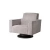 Draaifauteuil Stuttgart Met Armleuning - Ribcord - Lichtgrijs -Fauteuilwinkel 81004592