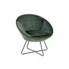 Fauteuil Forli - Fluweel - Groen -Fauteuilwinkel 81020403