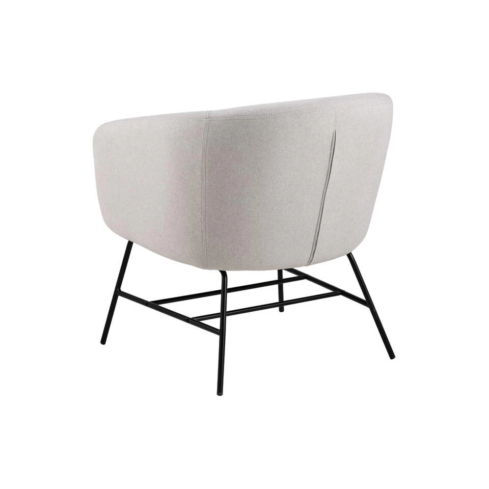 Fauteuil Belfast - Fluweel - Lichtgrijs 4 Fauteuil Belfast - Fluweel - Lichtgrijs - Afbeelding 2