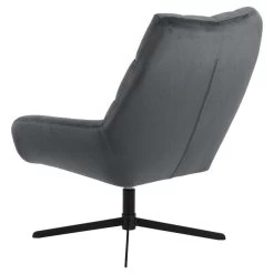 Fauteuil Devin - Stof - Donkergrijs -Fauteuilwinkel 81027693 0300