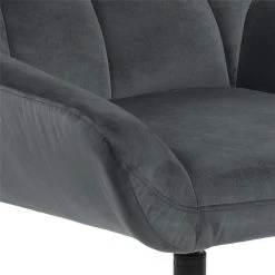 Fauteuil Devin - Stof - Donkergrijs -Fauteuilwinkel 81027693 0400