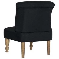 VidaXL Franse Stoel Stof Zwart 9 VidaXL Franse Stoel Stof Zwart -Fauteuilwinkel 8d0fba936f754039882693aa0661e71d